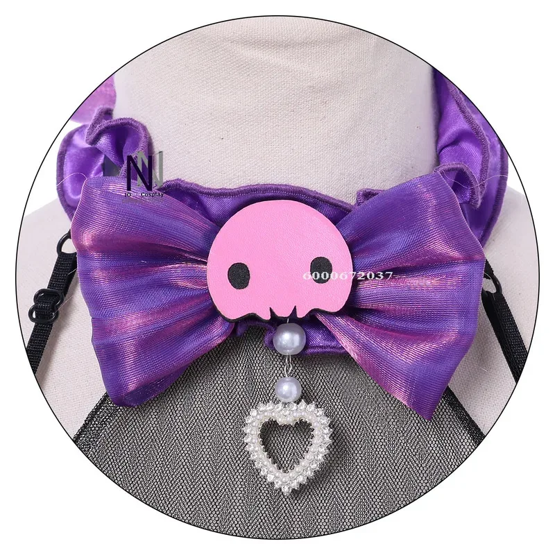 Game Naraka: Bladepoint YuLingLong Cosplay Anime New Costume Role Playing Sexy Purple Lolita Dress Wig for Women Halloween Suit