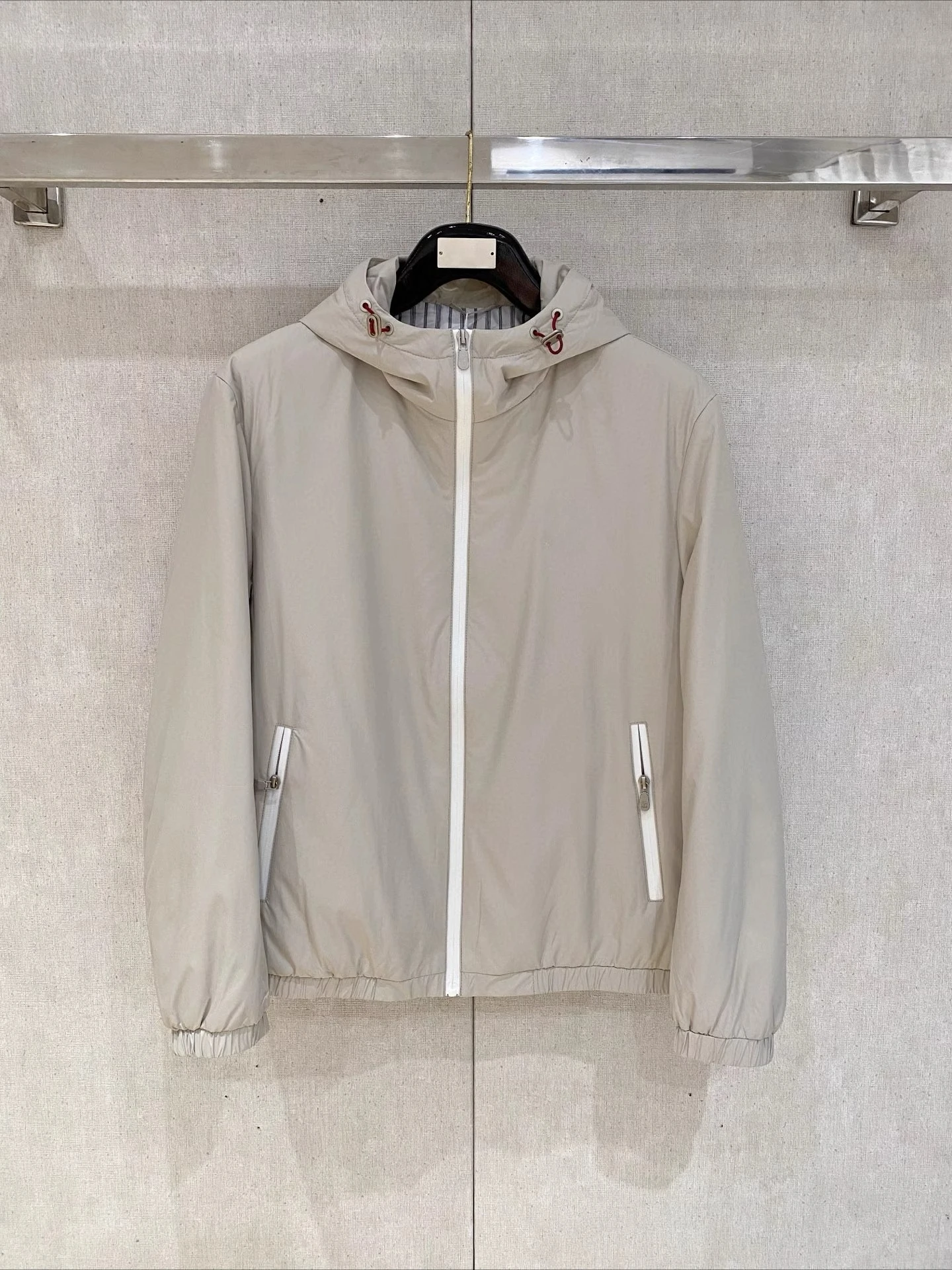 

BC Italy 25aw fiber windproof casual old money wind hooded jacket