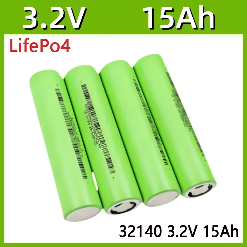 3.2V 15000mAh LiFePO4 Battery 32140 Rechargeable Cells lpega EV Home Energy Storage Ebike E-scooter Power Tools Battery Pack