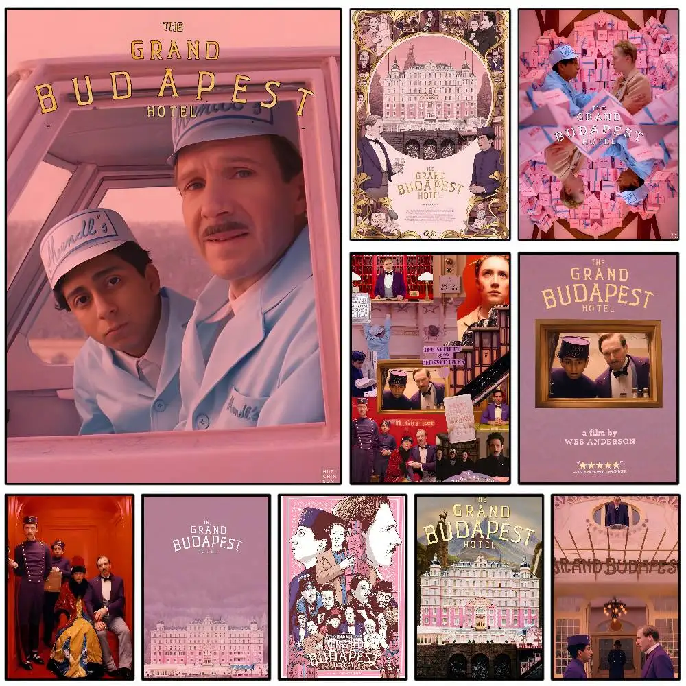 Movie The Grand Budapest Hotel Poster Art With Prints Home Bedroom Living Room Decoration Gift