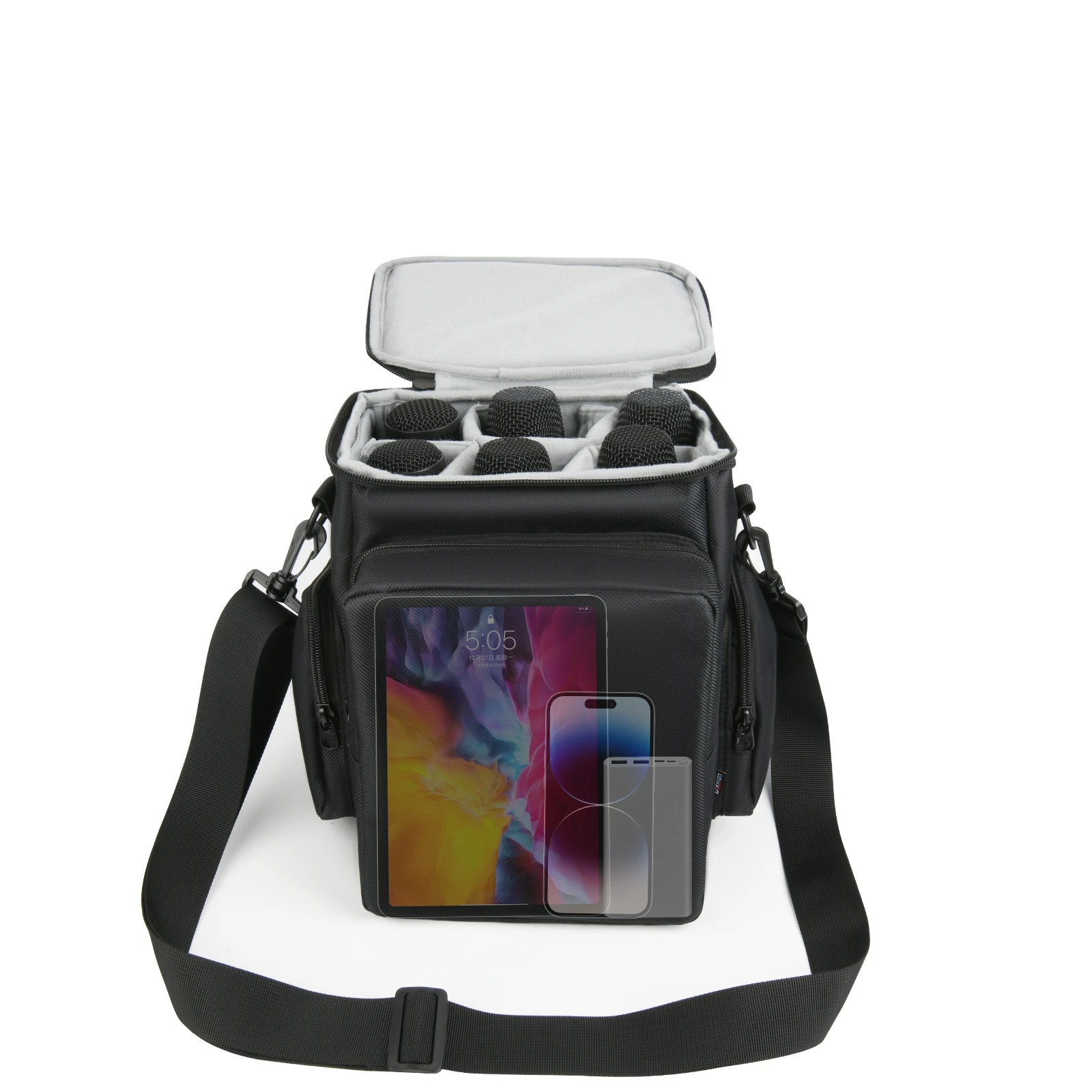 Sac de rangement pour Microphone sans fil Portable, étui de transport pour système de Microphone sans fil JBL pour voyage Camping