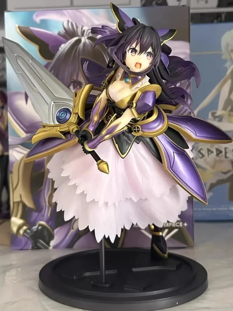 

21cm Action Figure In Stock Original Anime Date A Live Yatogami Tohka Princess Amp Action Figure Pvc Toys Doll Model Collection