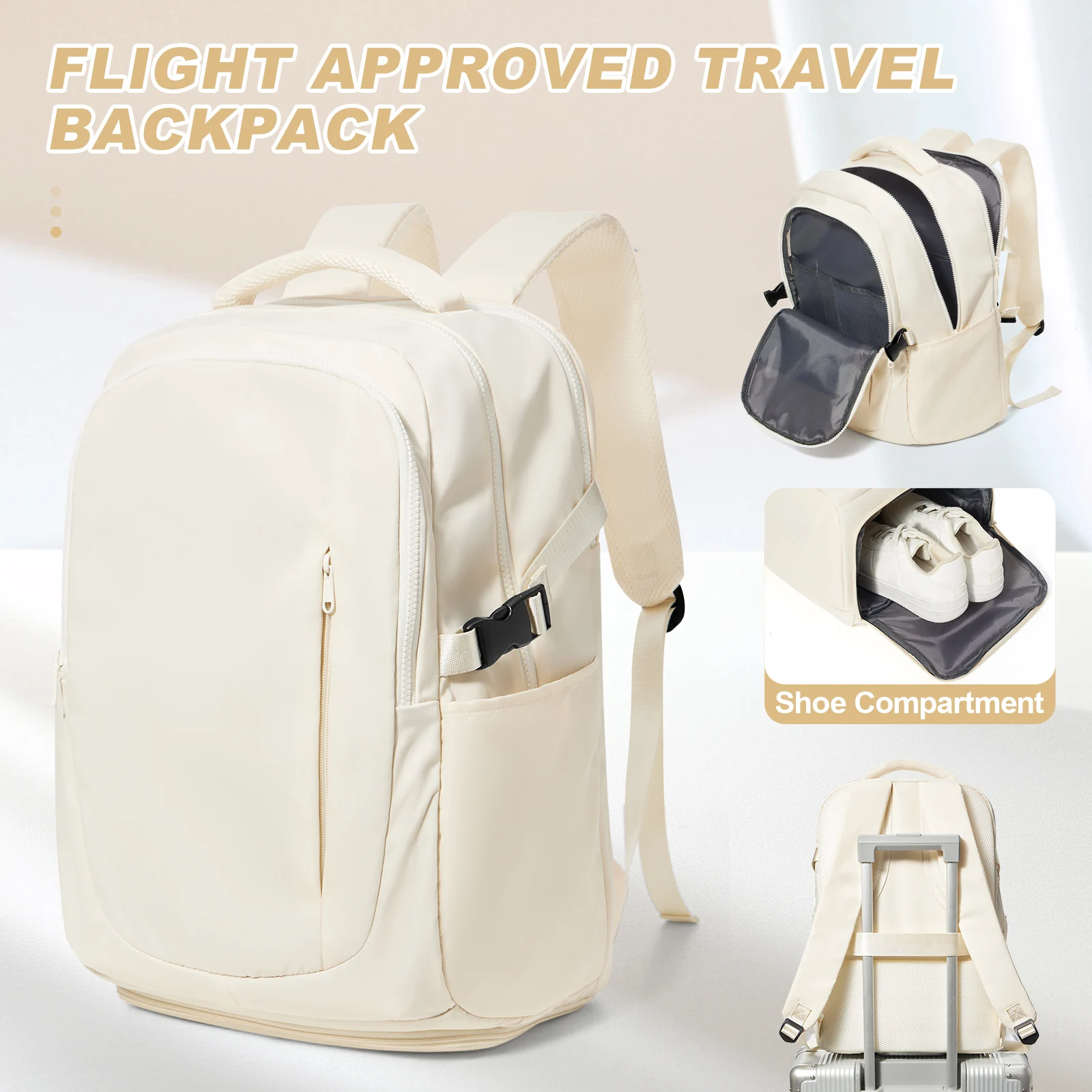 

Travel Backpack for Women, Anti Theft 15.6 Inch Laptop Backpack College Bookbag, Large Capacity Computer Backpacks sportrucksack