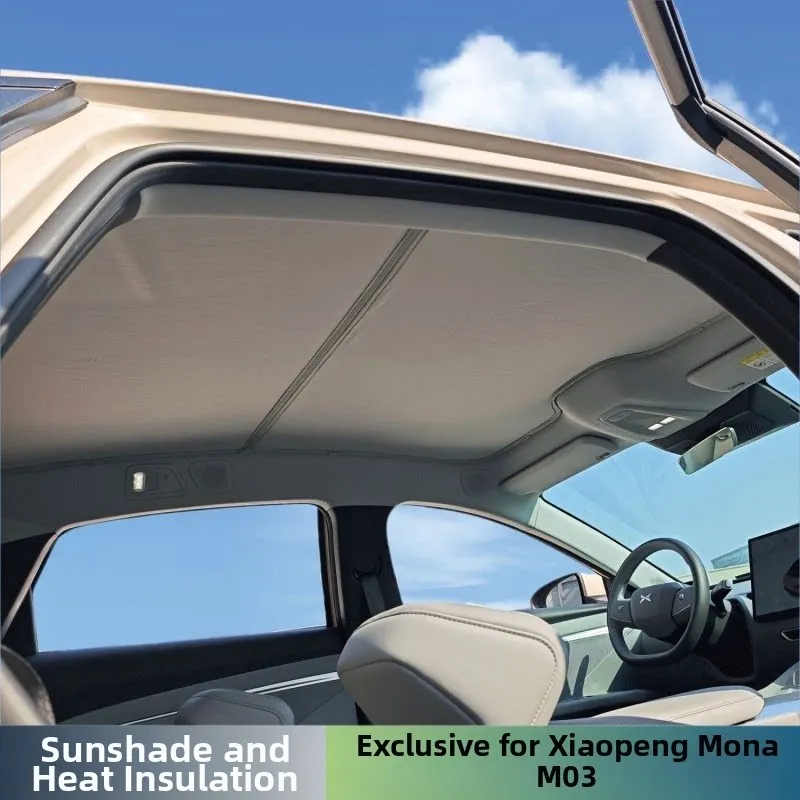 For For XPeng MONA M03 ice crystal/suede fabric Sunshade Glass Roof Sunshade Front Rear Sunroof Skylight Sun protection Interior - Aliexpress Deal