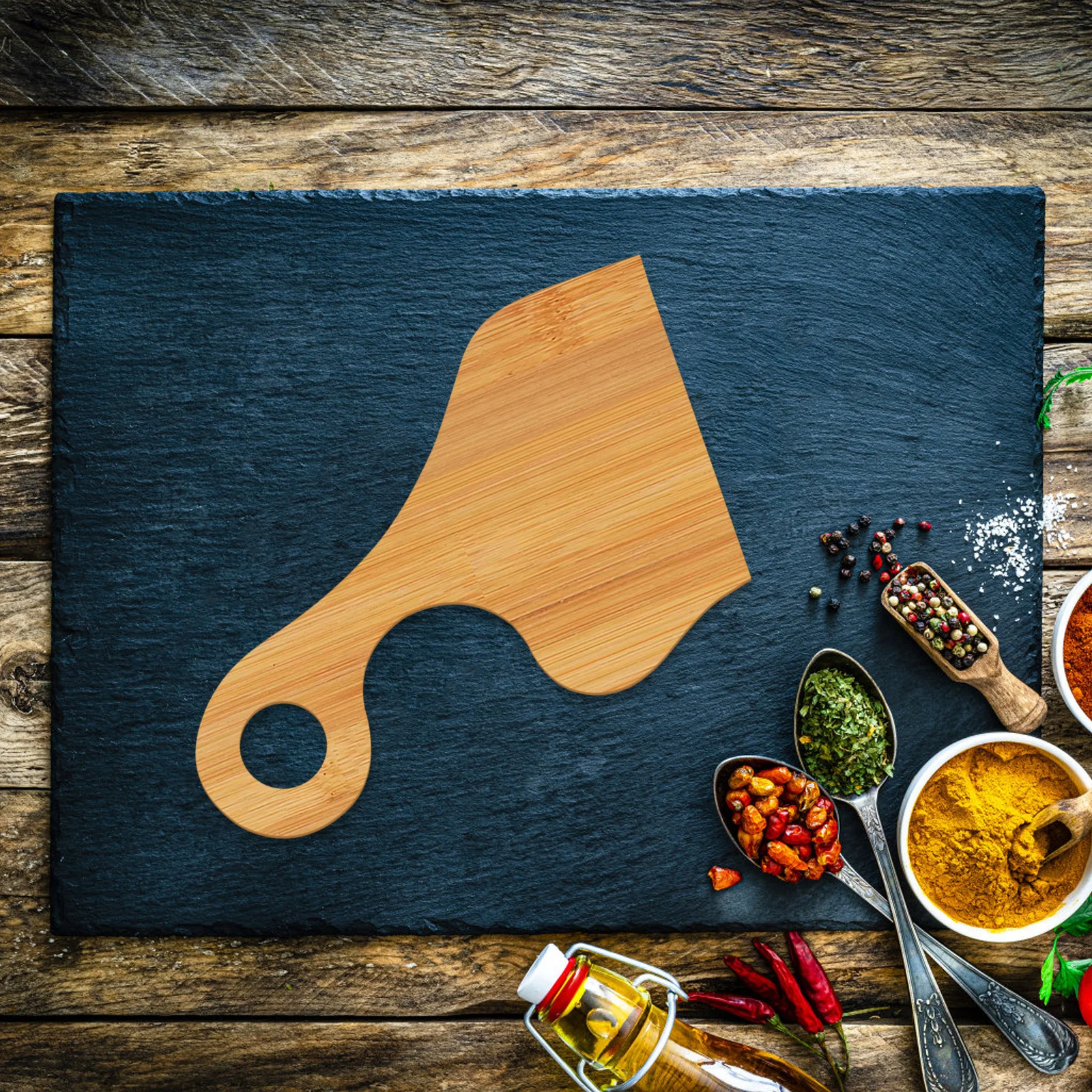 

1pc Kitchen Cutting Tool Clear Thick Handle Template Charcuterie Board Acrylic Routing Stencil Curvy Angled Tracing Guide