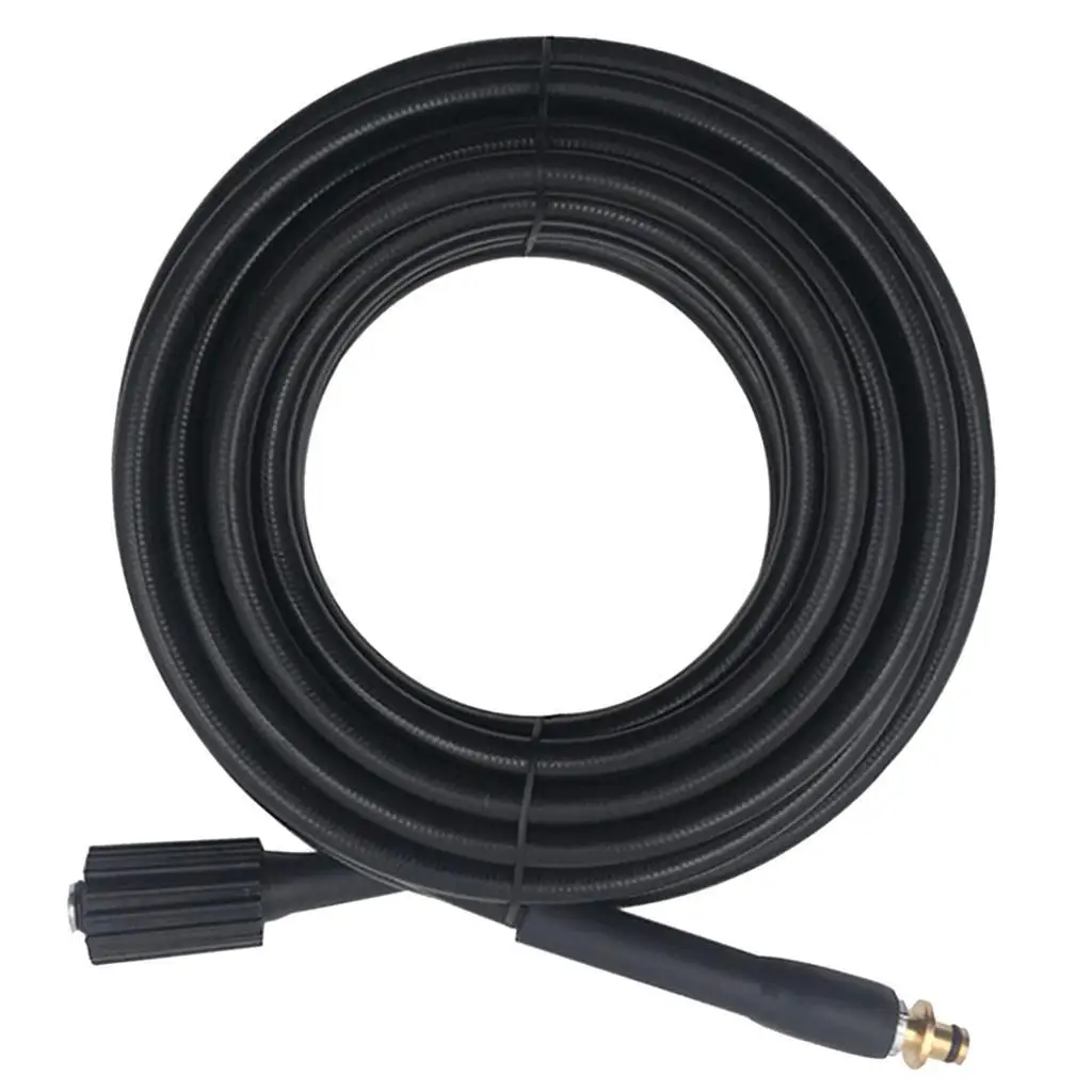 Black Flexible And Reliable Replacement Hose For Water Jet Pressure Washer Lengthened And Thickened