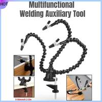 B45C Soldering Station With 3 Pieces Flexible Arms Soldering Iron Holder Third Helping Hand Tool Pcb Welding Repair Welding Tool
