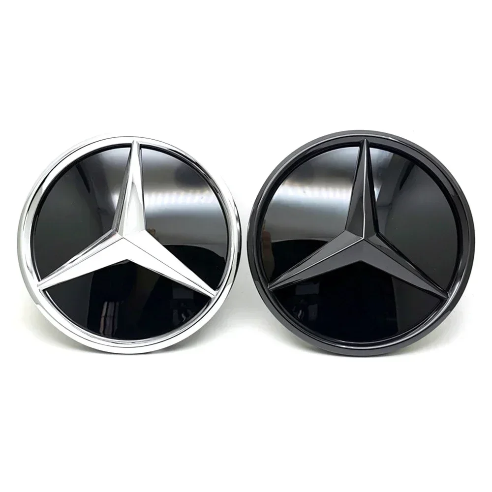 Grill Badge 3D Front Embelm For Mercedes-Benz W205 W212 W213 W204 ML W166 CLA C117 A W176 W177 C W204 E GLK X204 GLA GLC GLE