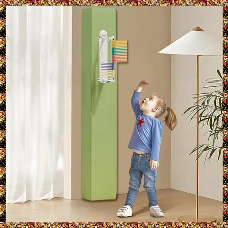 1 Piece Vertical Jump Tester For Kids Cartoon Duck Wall Mounted Vertical Jump Trainer Resettable Vertical Jump Measurement Tool