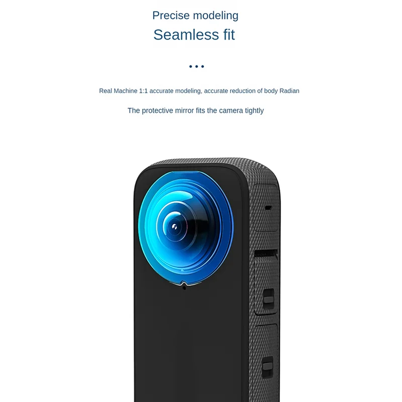 Insta360 için bir X2 Lens muhafızları kap vücut kapak Anti-Scratch koruyucu Lens Film koruyucu aksesuarları