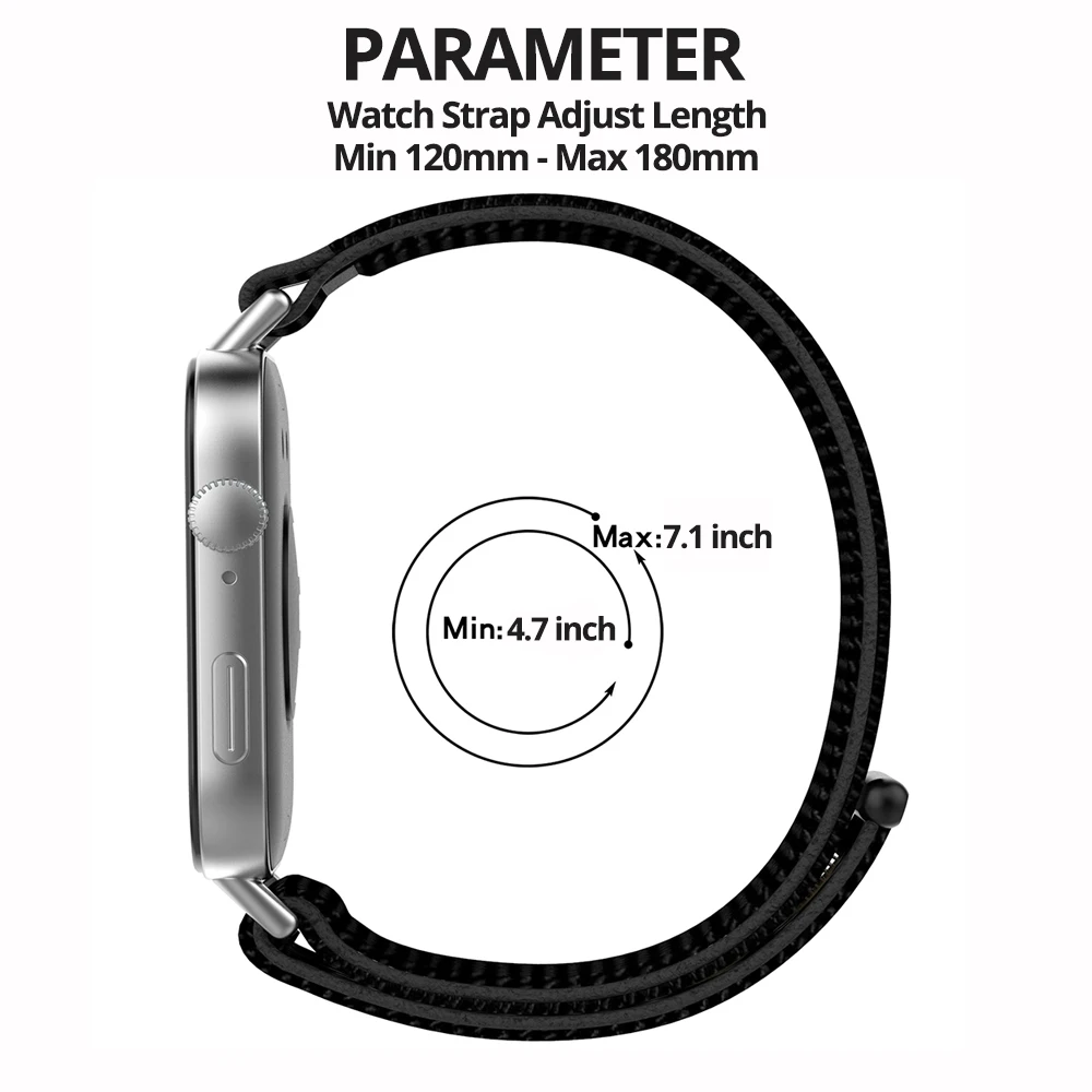 Pulsera de nailon para Huawei Watch Fit 3, Correa de reloj inteligente para Huawei Watch fit 3, Correa de pulsera