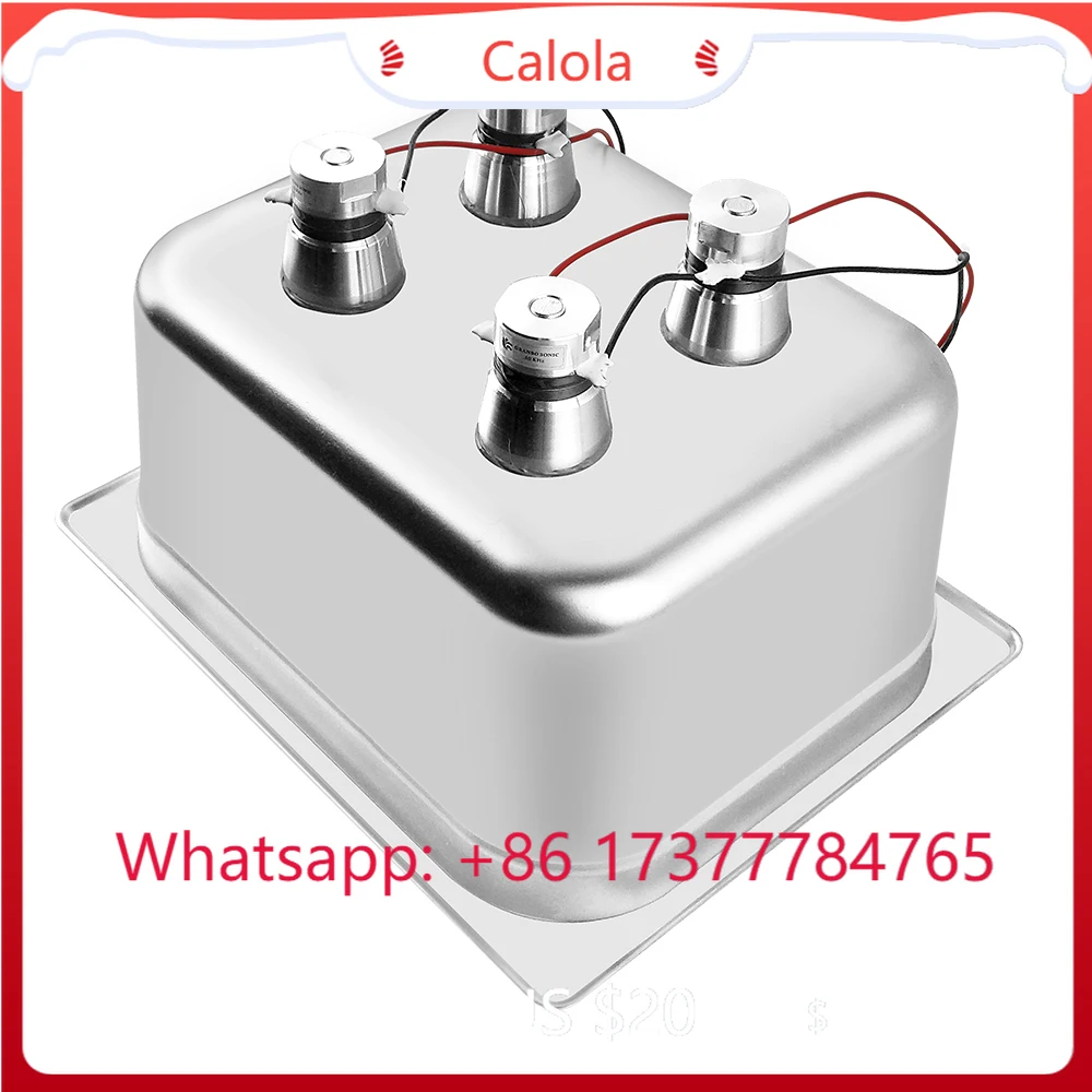 Industrial 10L Ultrasonic Bath SUS304 Tank with 360W/240W Transducer DIY Accessories Fast Shipping