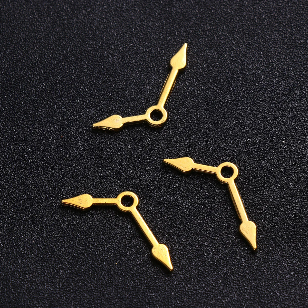 100 Pcs Key Rings Alloy Pendant Charm DIY Charms Amulet Golden Jewelry Making Pendants