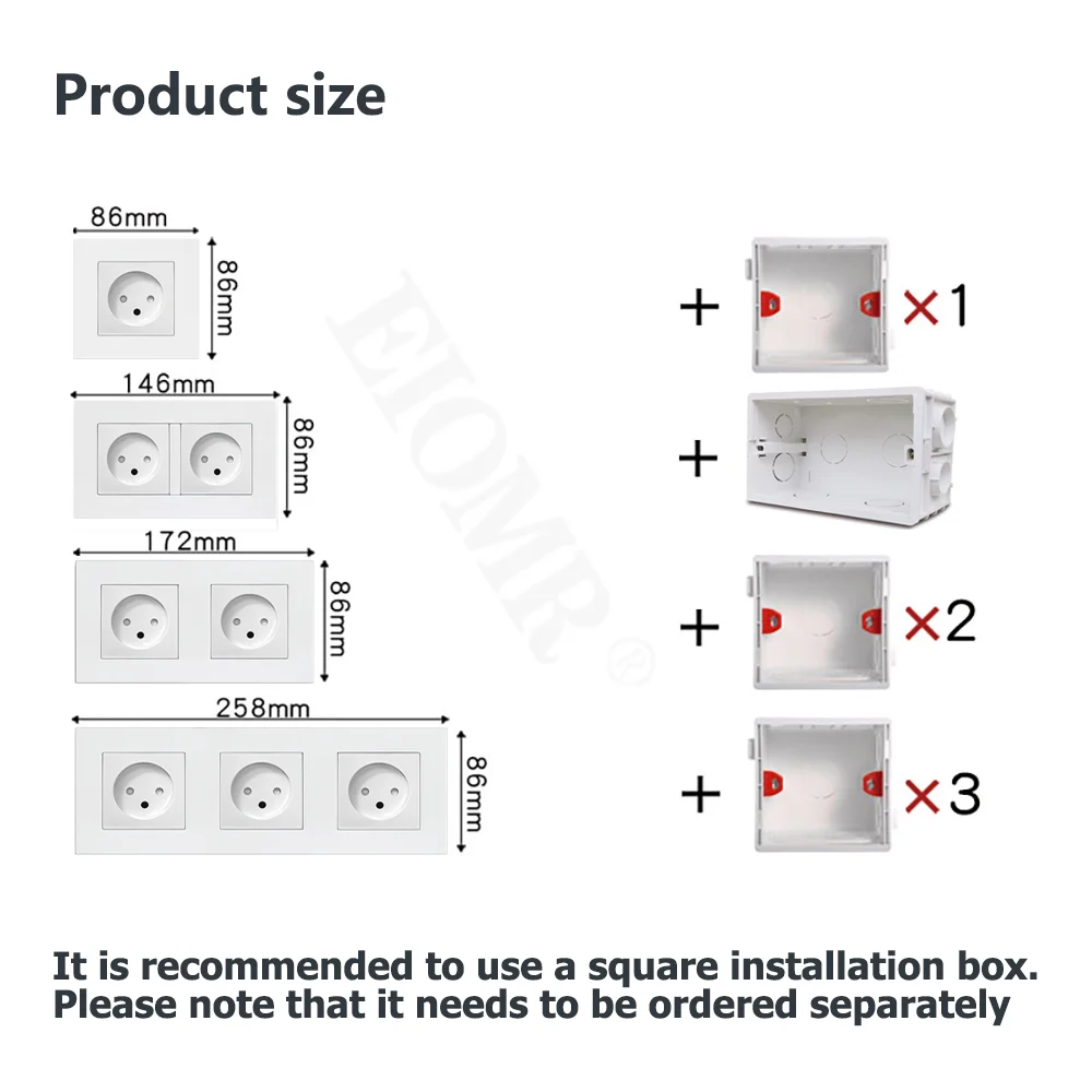 EIOMR 16A إسرائيل مقبس الطاقة الجدار التبديل ، USB معايير الإسرائيلية التوصيل المقبس ، لوحة زجاج كريستال مخرج كهربائي أبيض للمنزل #6