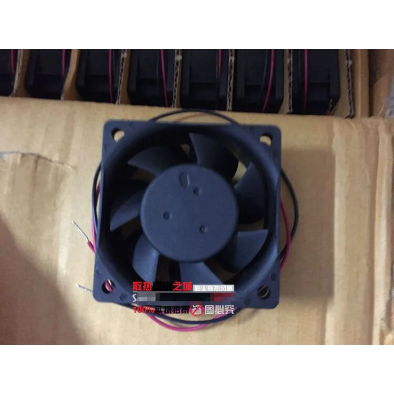 D+ 1PCS For DELTA AFB0624M 24V 0.09A 6CM 2-Wire Ball Cooling Fan 6025