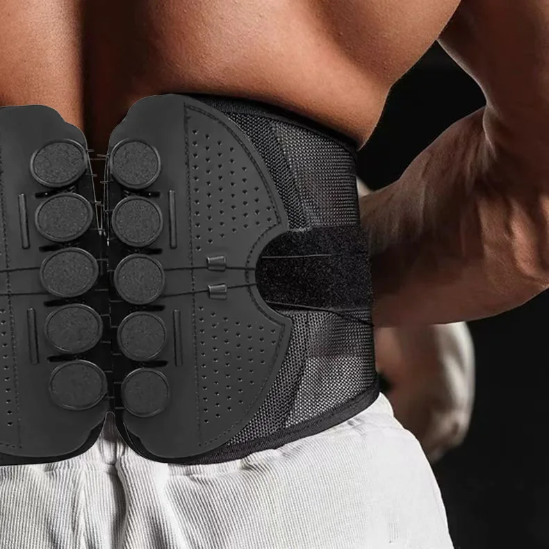 Cinturón de soporte de presión para ejercicio con diseño de alta presión elástica, cinturón para hernia de disco, ciática, dolor de espalda