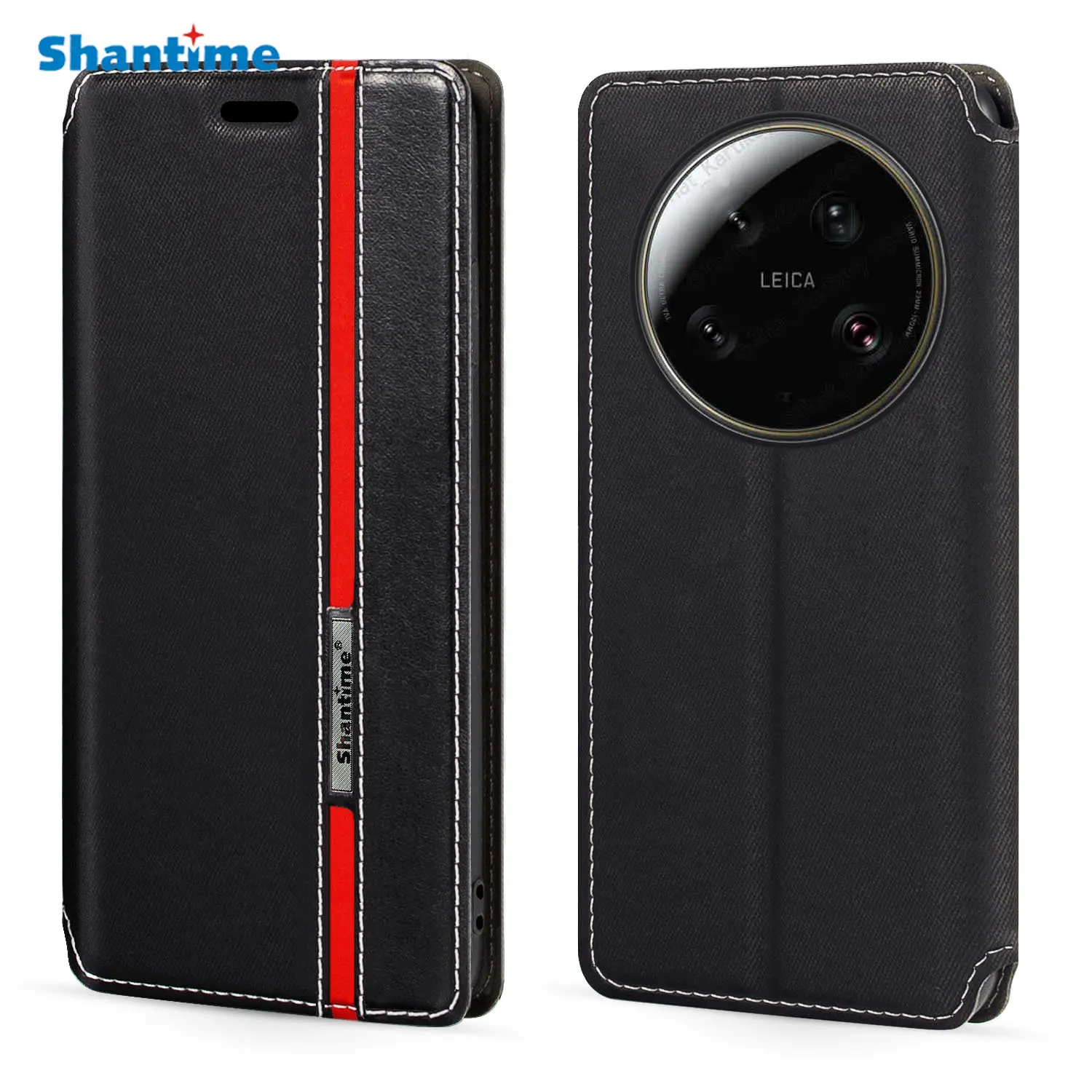 

For Xiaomi 13 Ultra Case Fashion Multicolor Magnetic Closure Leather Flip Case Cover with Card Holder