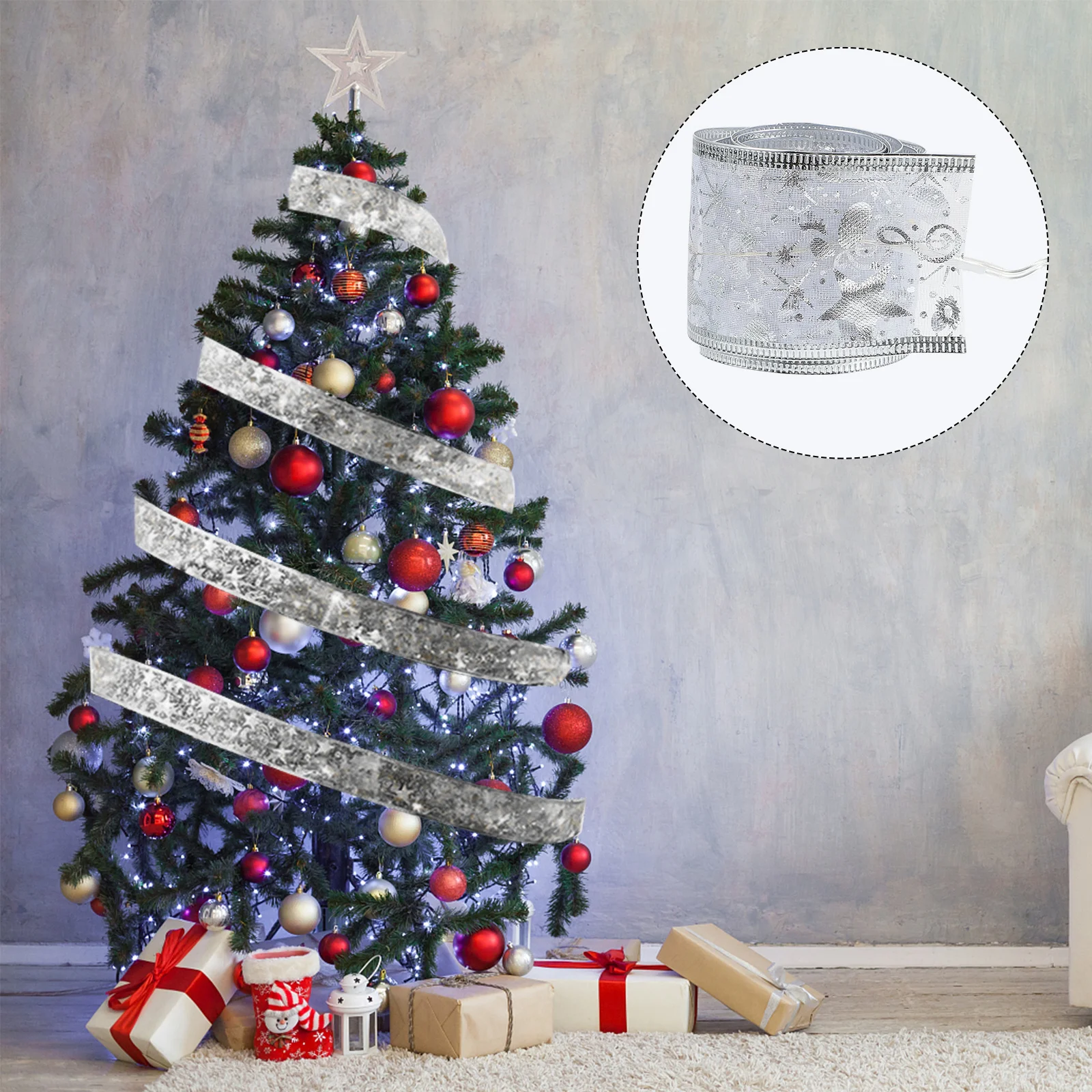 1 قطعة شريط إضاءة متوهج طويل الأمد بالطاقة مصباح للزينة لعيد الميلاد حفلة المنزل احتفالي سحر أنيق