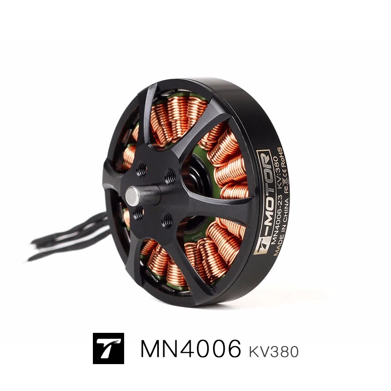 MN4006 KV380 T-MOTOR 2 pièces/ensemble Anti-passionné Moteur Outrunner Brushless Moteur Pour Multicopter rotor Quadcopter Hélicoptère VTOL