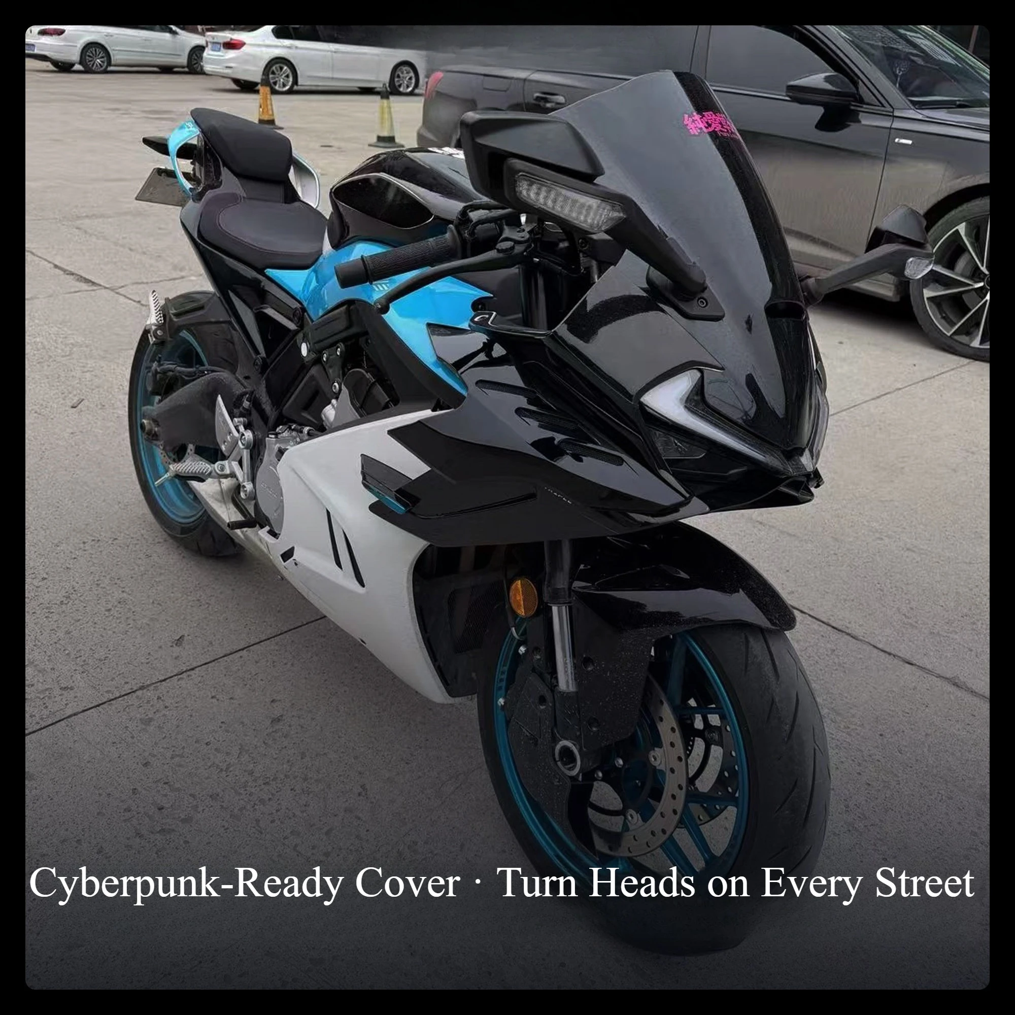 For CFmoto CF 675SR-R Headlamp housing outer cover,shell guard plate,deflector cover,headlamp side plate guard cover accessories
