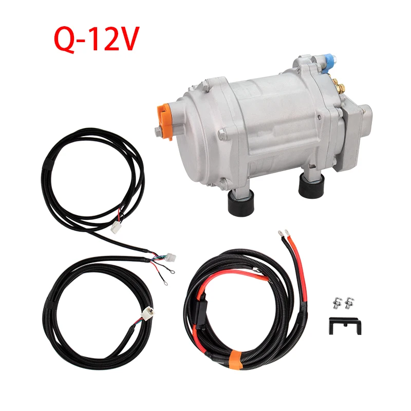 車用エアコンコンプレッサー 12V/24V/48V R134a
