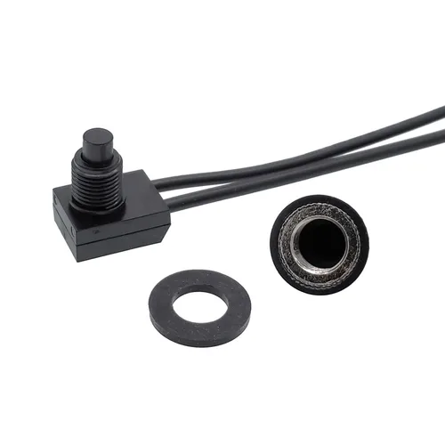 2 uds IP67 pulsador impermeable NC NO interruptor de encendido y apagado KP107S bloqueo automático ZE-107S interruptores de bloqueo automático tipo de prensa