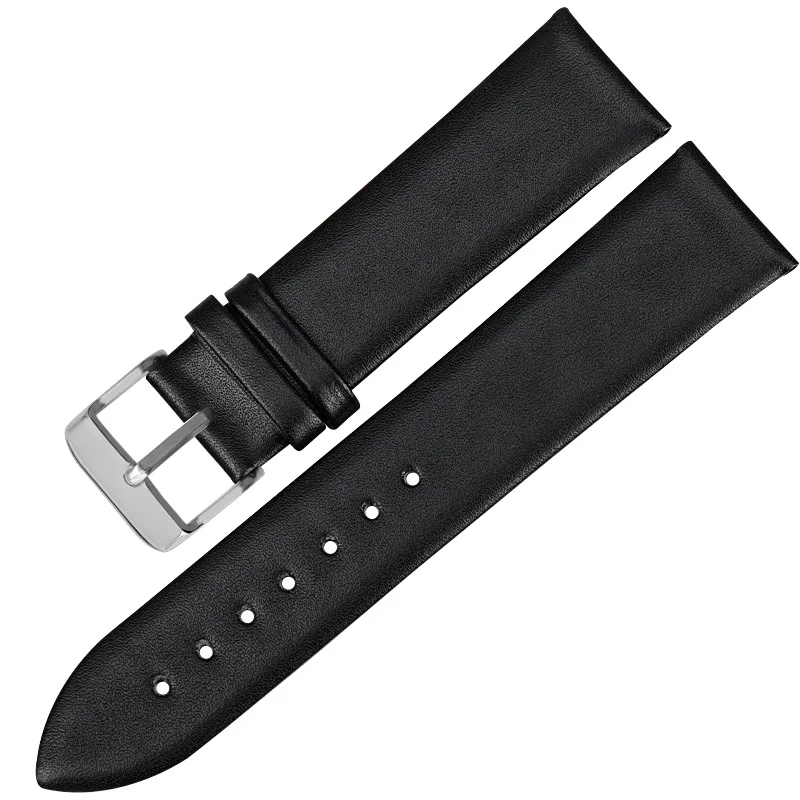 Lớp Đầu Tiên Chính Hãng Da Bò Dây Đồng Hồ Cực Nam Mềm Đồng Bằng Cho Đồng Hồ Đồng Hồ Mido Omega Da Bò vòng Tay Dây Đeo Đồng Hồ