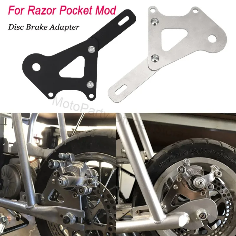 Adaptador de freno de disco de Motor mejorado para Razor Pocket Mod MX350 RSF350