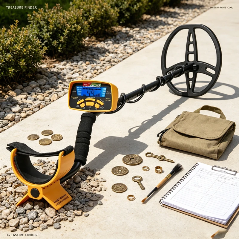 Tanxunzhe TC-500 Metal Detector 100CM Waterproof Underground Professional Gold Detector for Adults Treasure Finder Pinpointing