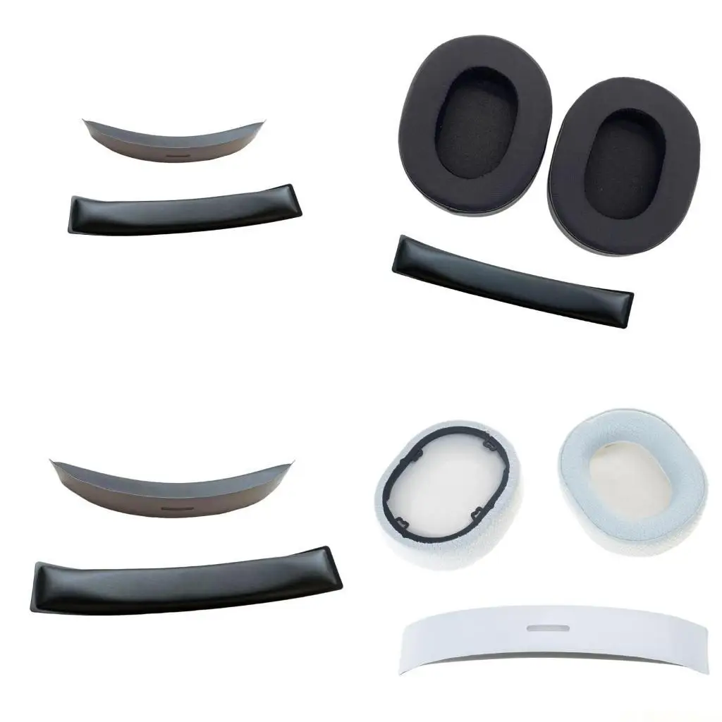 E56B Headphones Ear Cushions Earpad Set Noise Isolation For HS55 HS56 Gaming