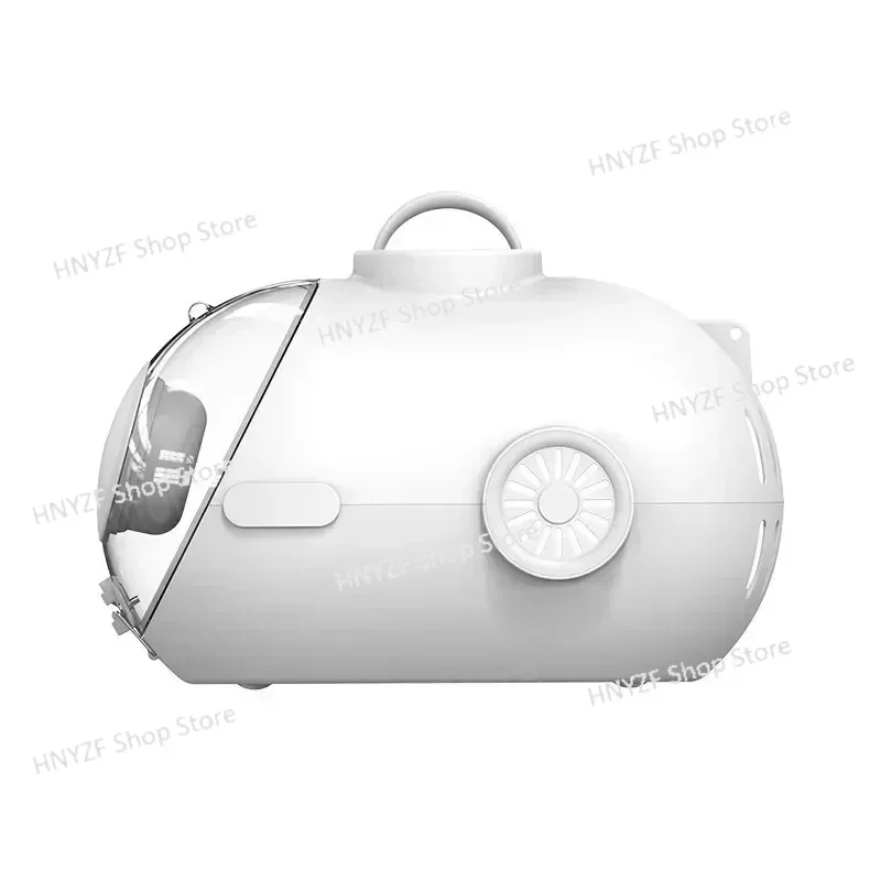 

Cat Backpack with Fan Space Capsule Breathable Handbag Oblique Cross Large Capacity Carrying Pet Carrier Cat Cage Cats Supplies