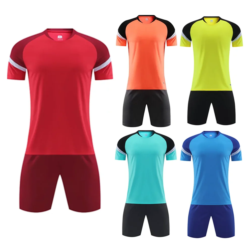 

Hot Euro Soccer Jersey Team Jersey De Soccer Polyester Custom Men's Football Training Uniform