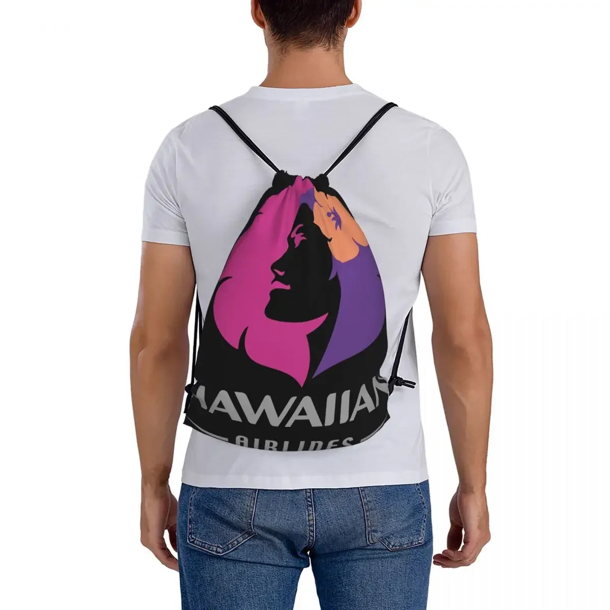 Hawaiian Airlines-Sacs à dos de voyage Herc, vente de fin d'été du sud, sacs à cordes de proximité, sac de sport à poches groupées, sac à livres