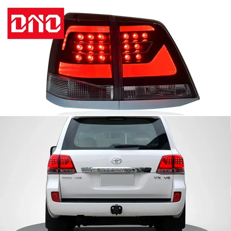 Car LED Taillights For Toyota Land Cruiser 200 FJ200 LC200 2008-2015 Rear Running Lamp Brake Reverse Turn Signal Car Accessories