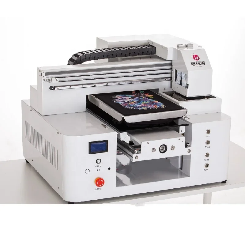 Fast Digital  A1 A2 A3 Two/ Four Print Heads Textile ink Direct Garment DTG Printer For Any Color Tshirts