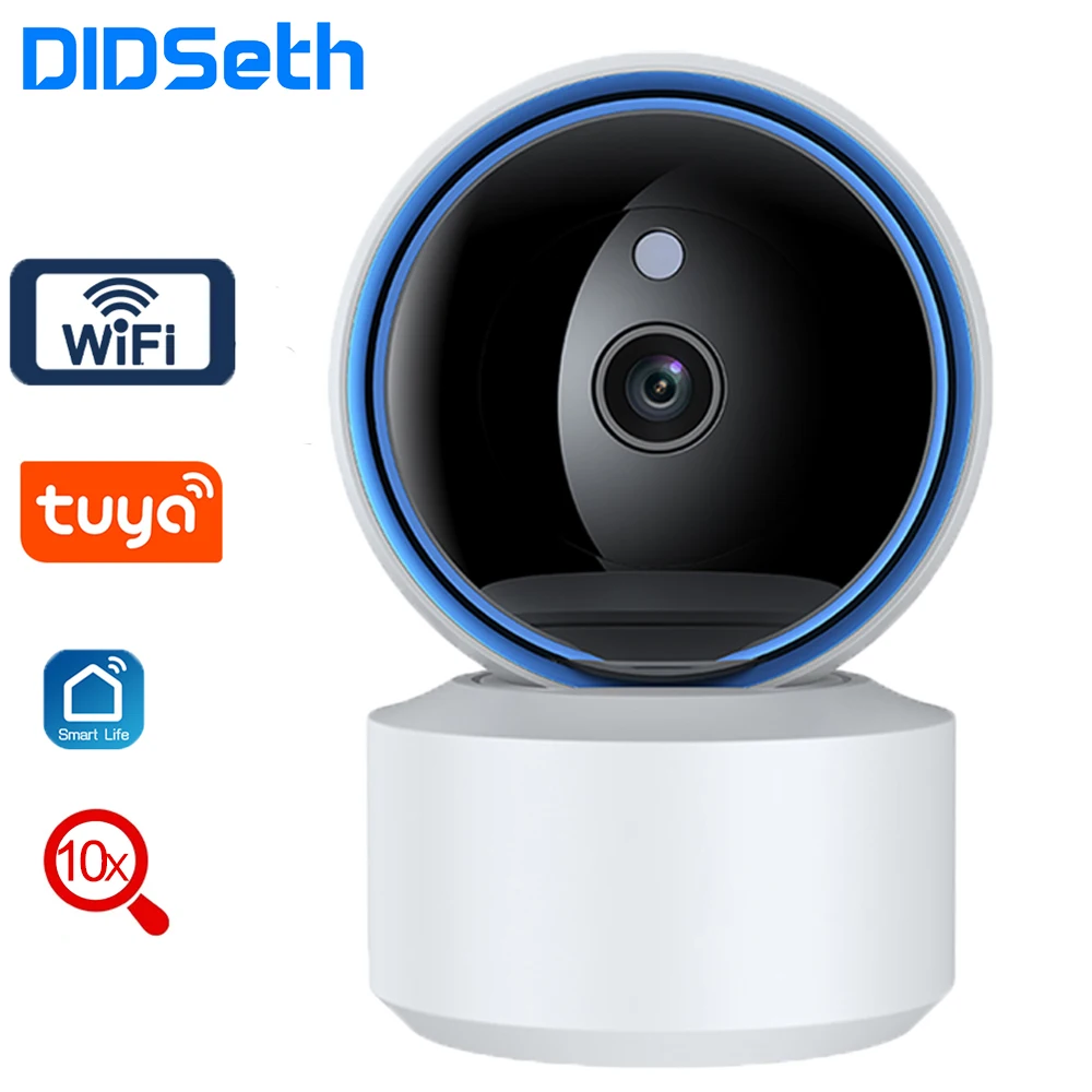 didseth camera de vigilancia de seguranca interna movimento pir deteccao humana vida inteligente wi fi video cctv monitor do bebe tuya 5mp pt 01