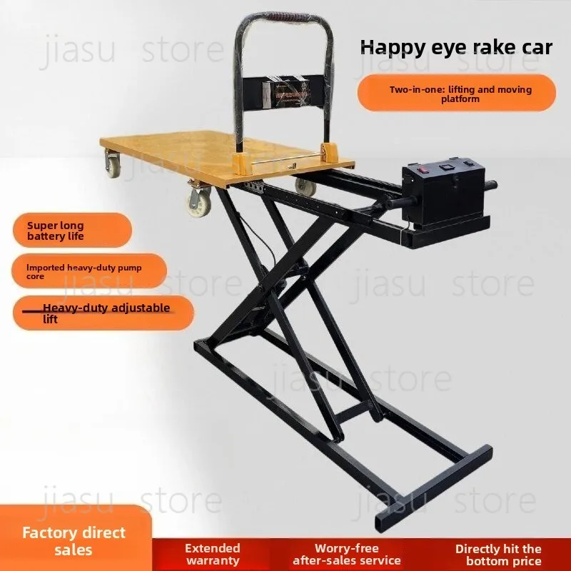 Portle Ximu Lake Car Hydraulic Loading And Unloading Slide Rail Mobile Hand Lifting Truck