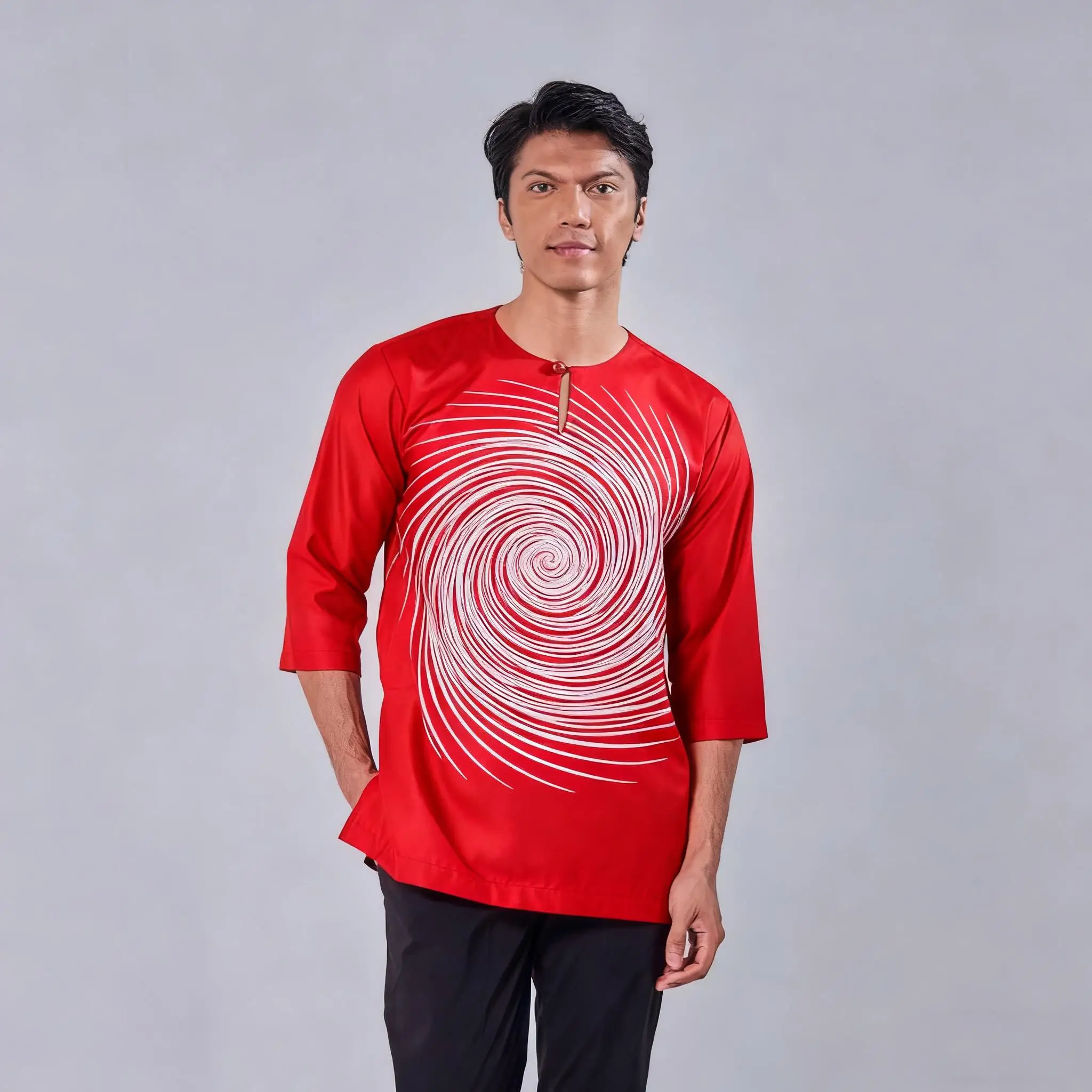 تي شيرت إسلامي بأكمام قصيرة عباية أمان جوبا باكستان مسلم المملكة العربية السعودية جلابة روبا أرابي دي هومبر قمصان أرابي #5