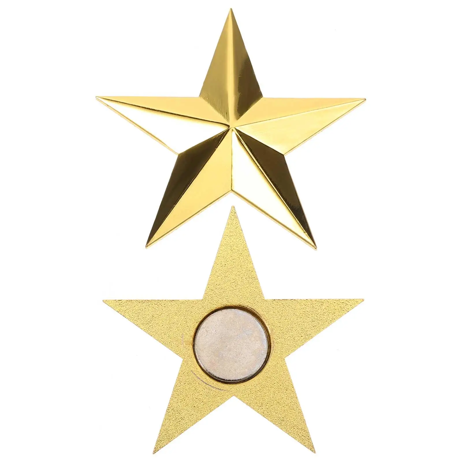 

Magnetic Five-pointed for Medal Ornament Zinc Alloy Simple Metal Decor Exquisite DIY Creative Child