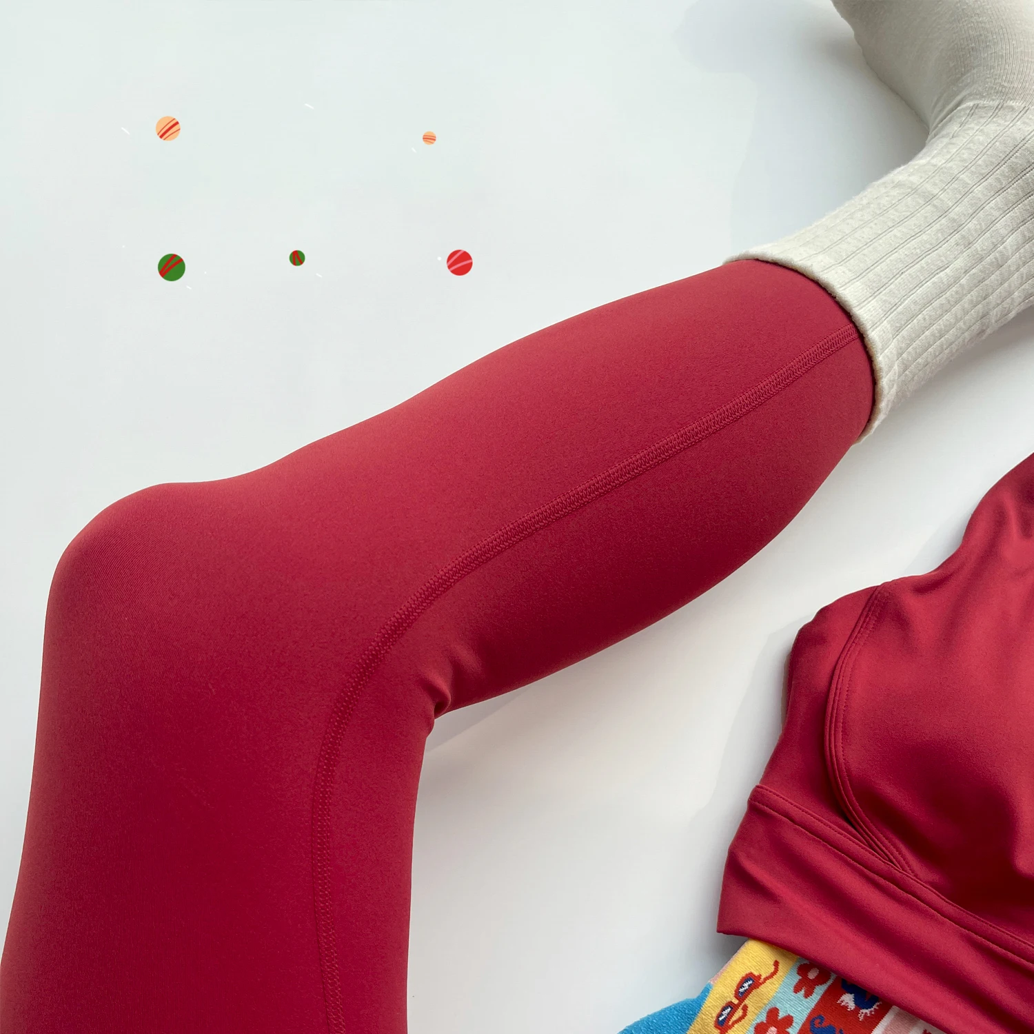 Christmas Hot Sale Fitness Female Leggings Running Pants Naked feeling Leggings High Waist Push Up Sport Women Yoga Pants