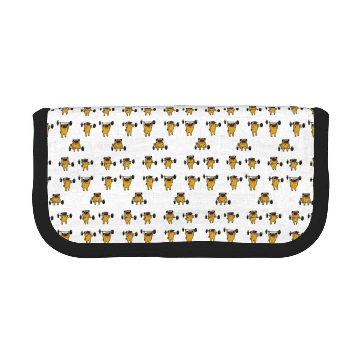 Clean And Jerks Pug Federmäppchen für Schülergeschenke, Stiftbox, Stifttasche, großes Fassungsvermögen, Aufbewahrung von Schreibwaren