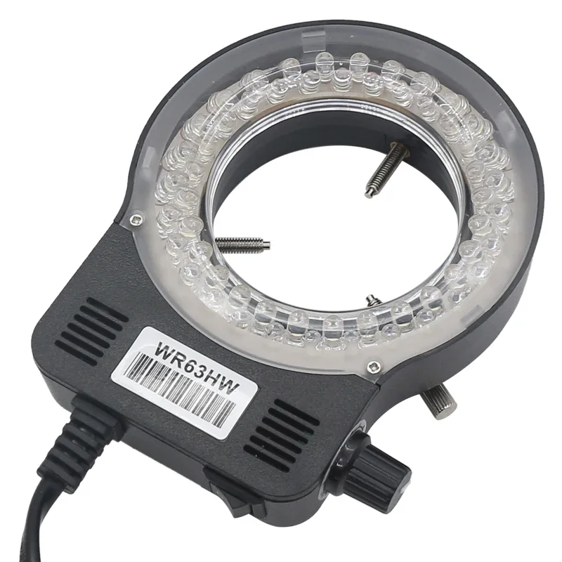 Adjustable 56 LED Ring Light illuminator Lamp For Industry Stereo Trinocular Microscope Video Camera Lens Magnifier 110V 220V