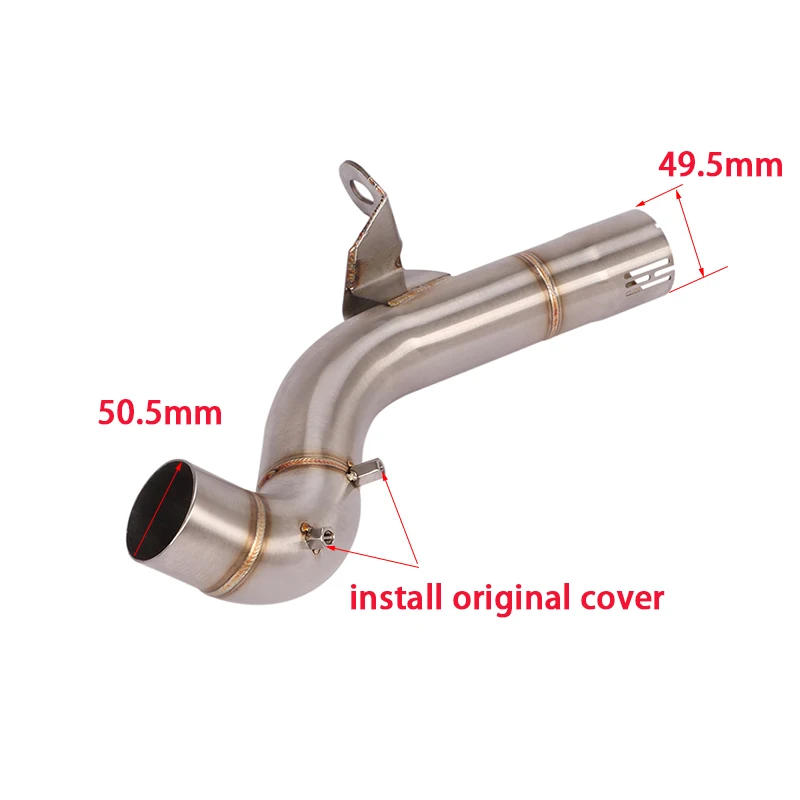 For BMW F750GS F850GS F850 GS 2018 2019 2020 2021 2022 Motorcycle Exhaust Mid Link Pipe