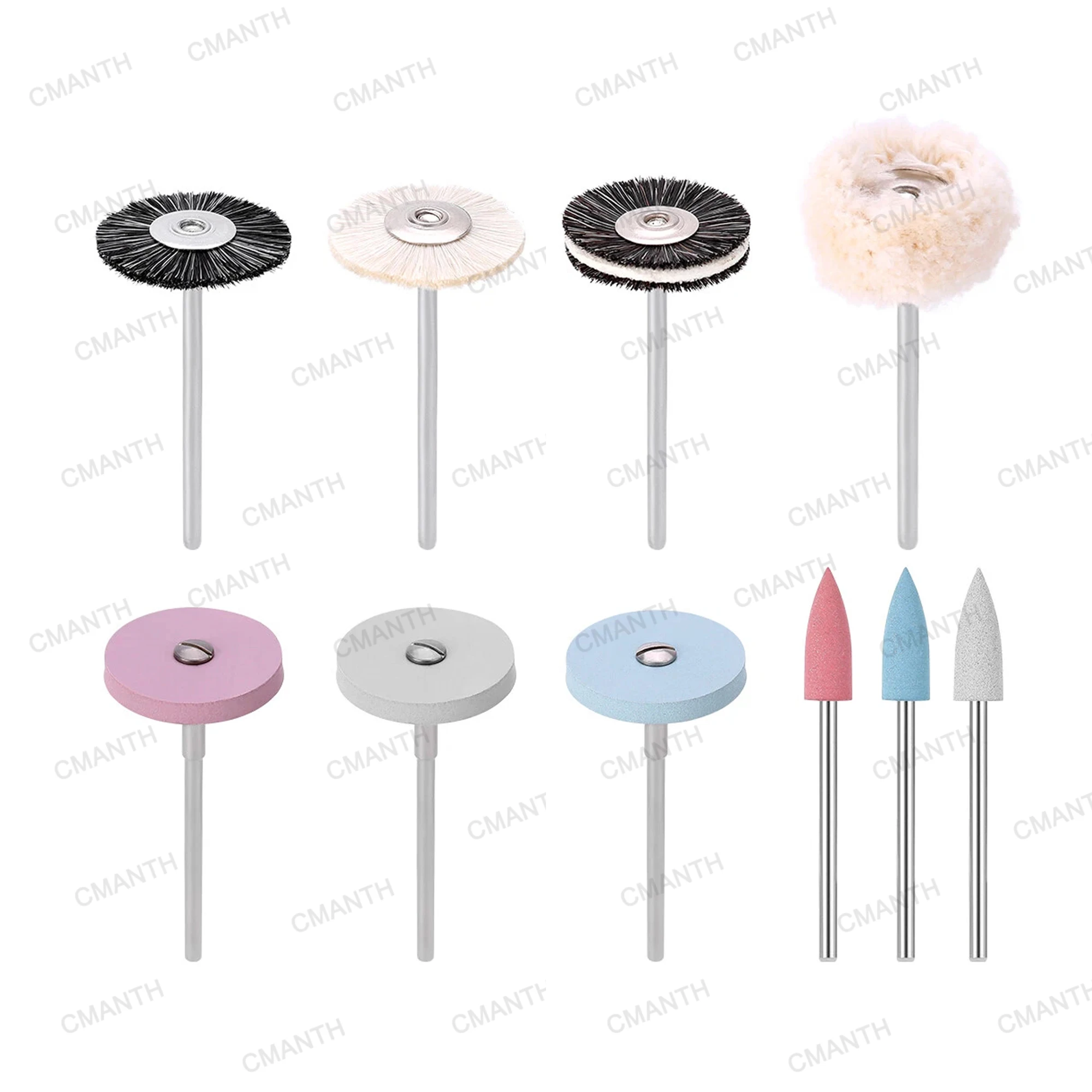 35pcs/box Dental Composite Polishing Materials Silicone Polishing Tip Grinding Heads Dia.2.35mm HP Teeth Polisher Dentistry Tool