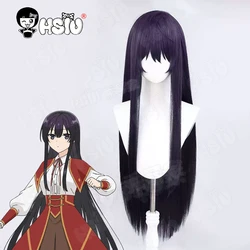 Yumiella Dolkness parrucca Cosplay parrucca sintetica in fibra <HSIU h55parrucca lunga viola nera parrucca cosplay Anime villiness livello 99