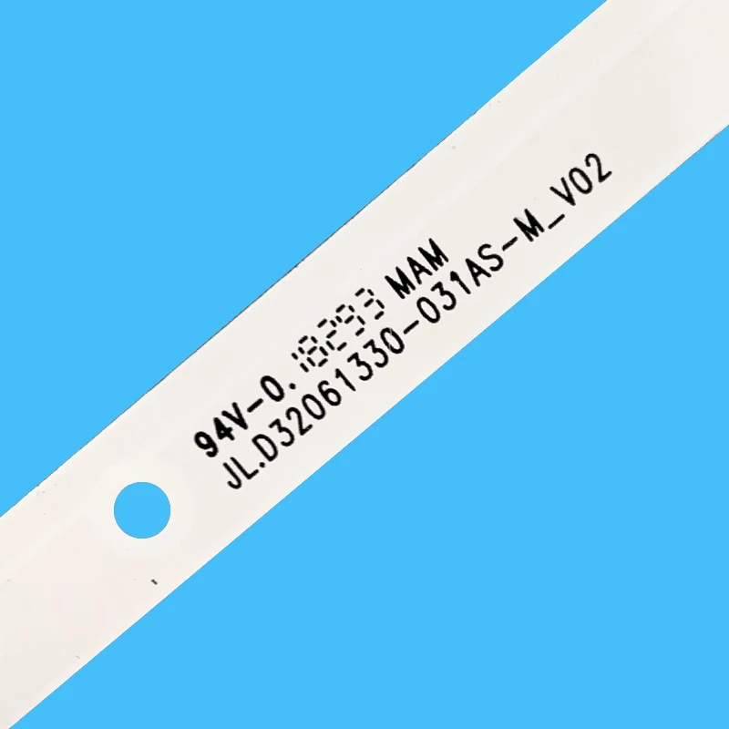 Strip lampu latar LED 2mm 580mm untuk ECON EX 32HT002B V1T09 RCA RLED3221-D HRS _ QY32A114 _ 2X6 _ 2W _ MCPCB JL.D32061330-031AS-M _ V02