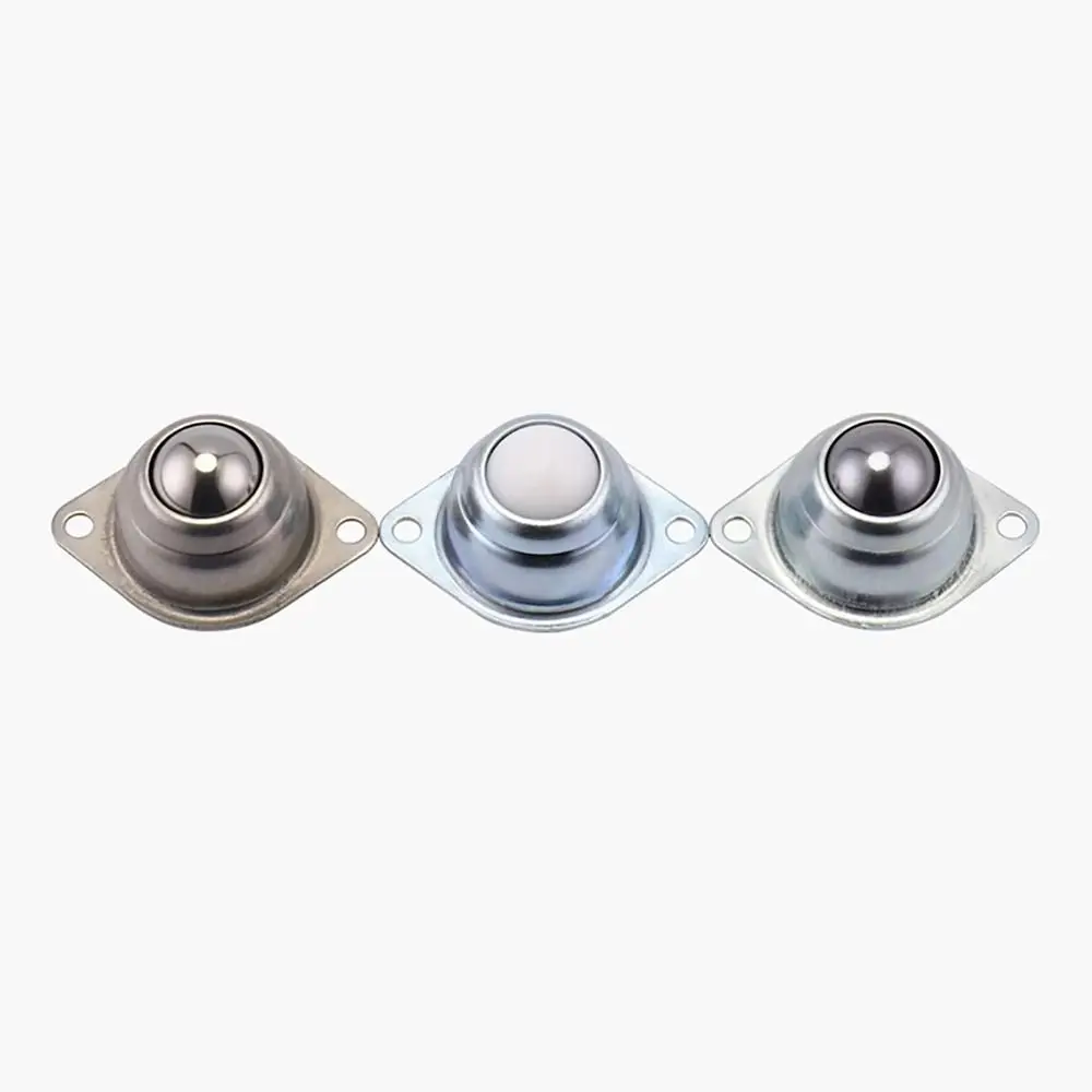 1Pcs CY-15A CY-25A Swivel Ball Caster Wheel 304 Carbon Steel Nickel Plated Roller Ball Transfer Unit 360 Degree Swivel