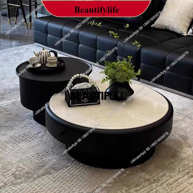 

Minimalist Modern Side Table Luxury Space Saving Coffee Tables Creative Aesthetic Mesa De Centro De Sala Living Room Furniture