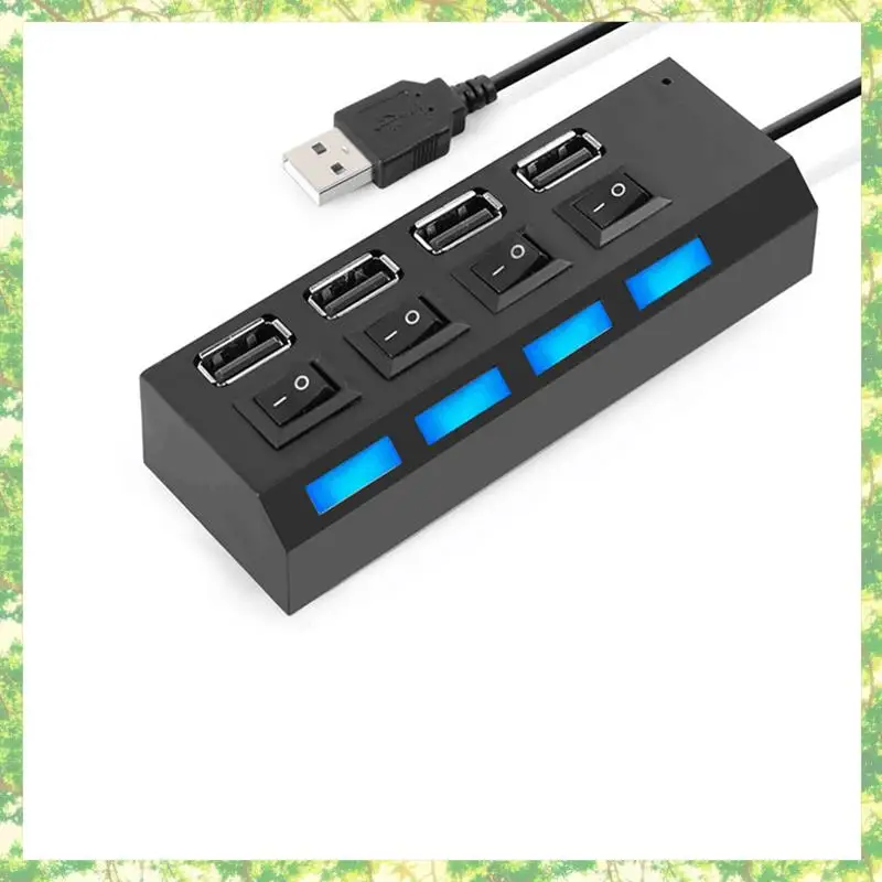 Smart-2X USB4 منفذ 2 الفاصل مع محور التبديل 4 فتحات محور التبديل المستقل USB2.0 Hub متعدد الوظائف