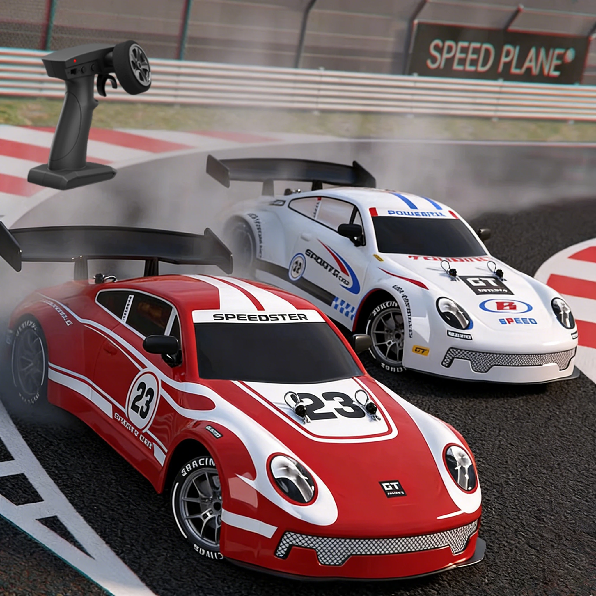 

1:16 RC Drift Car 2.4G 4WD Remote Control Car High-Speed Electric Racing Vehicle with Light Competition Toy Boy Birthday Gifts